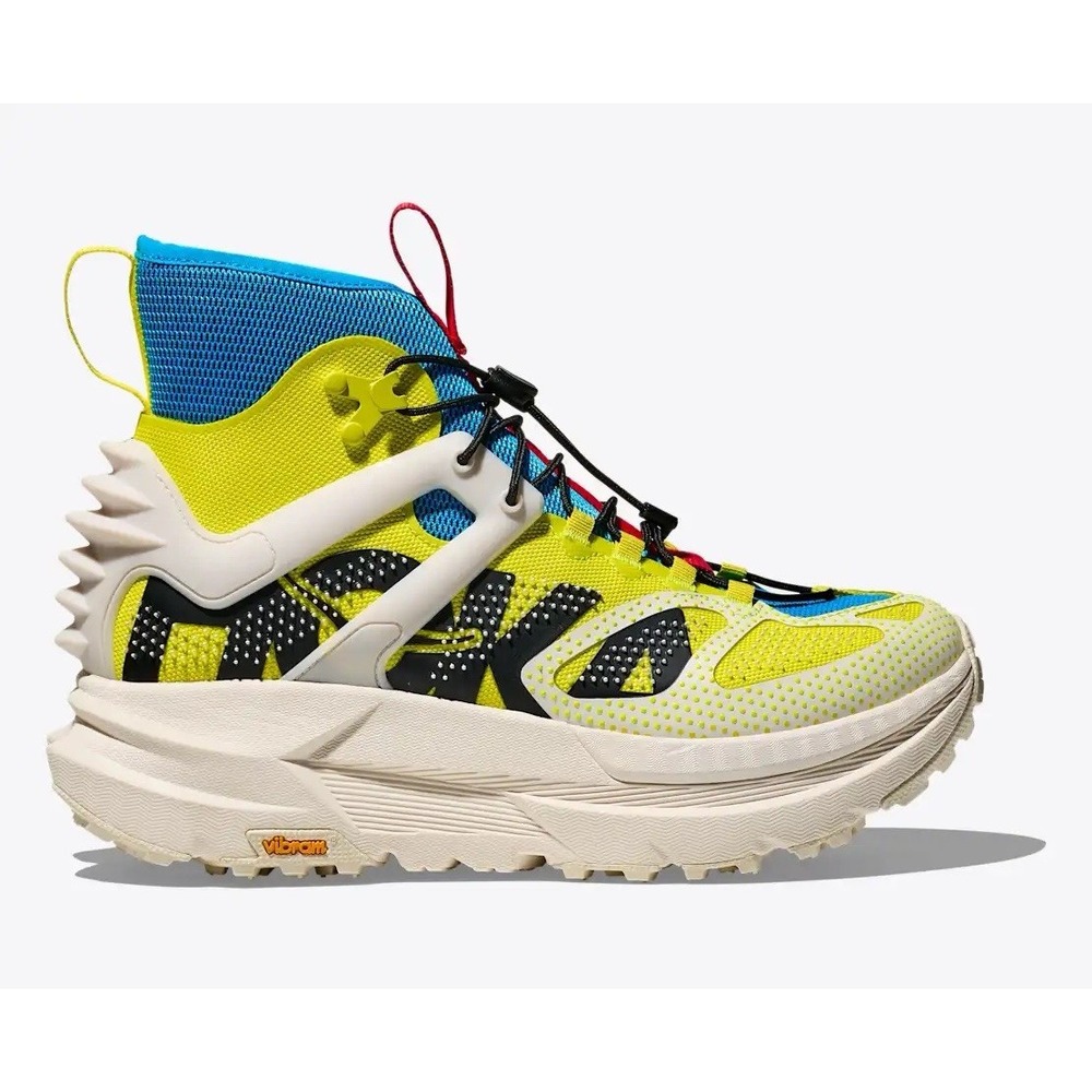 Hoka Mafate X Hike Size W12 M11 Citrus Alabaster Hiking Boots 1174230 HSL Comfor